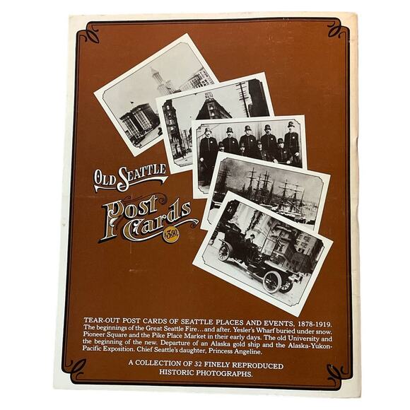 Seattle Vintage Souvenir 32 Historical Postcards Booklet - Picture 11 of 11